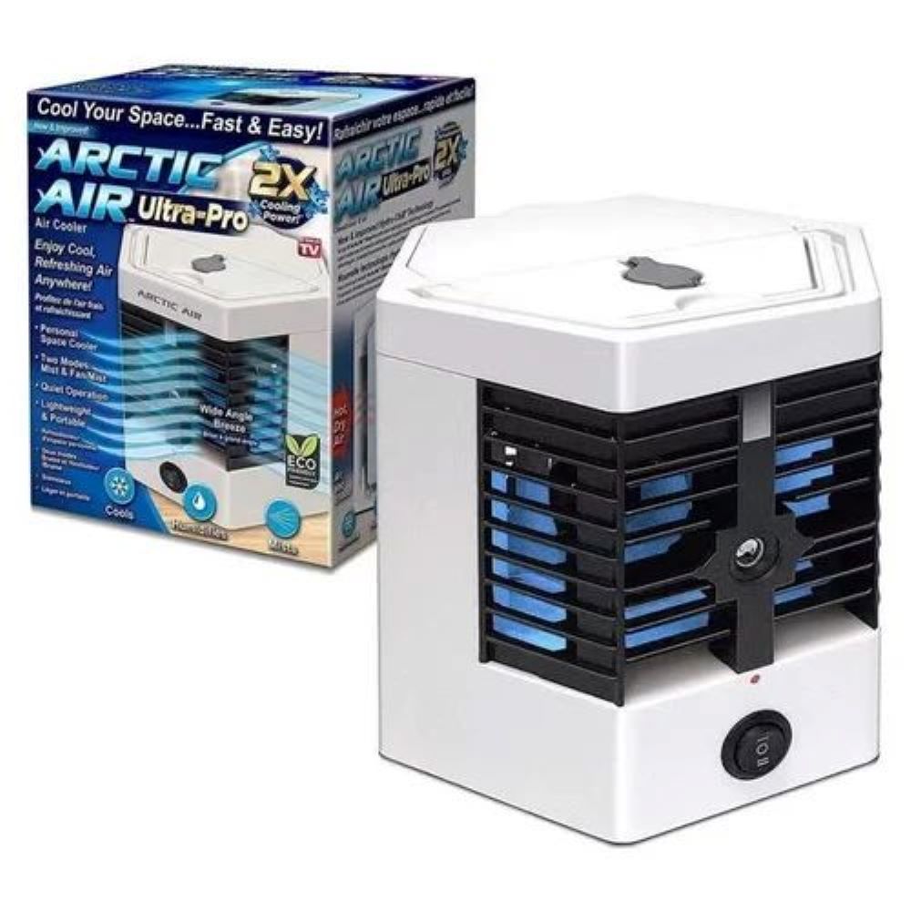 "Arctic Breeze: Mini Air Conditioner, Cooler, and Humidifier - Portable Cooling Fan for Personal Space - Quick & Easy Cooling Solution"