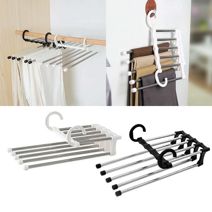 5 in 1 Rack Stainless Steel Cloth Hanger