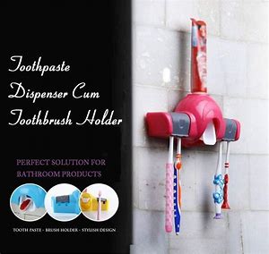 AUTOMATIC PUSH TOOTHPASTE SQUEEZER DISPENSER