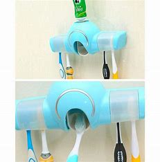 AUTOMATIC PUSH TOOTHPASTE SQUEEZER DISPENSER