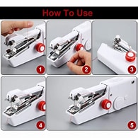 Electric Handy Stitch Handheld Sewing Machine for Emergency stitching | Mini hand Sewing Machine Stapler style | Silai Machine | Home Tailoring | Hand Machine | Mini Silai | (A1)