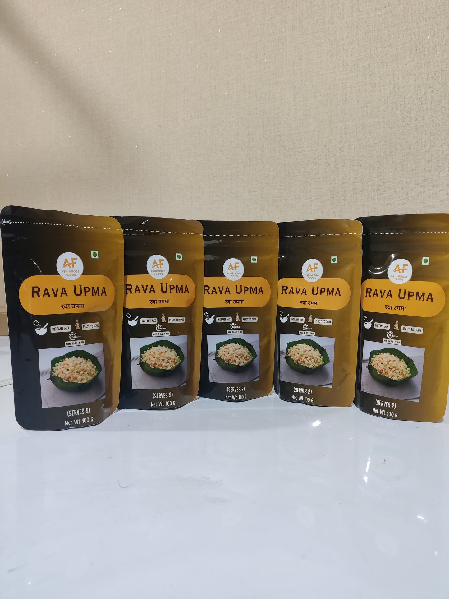 "Quick Fix: Rava Upma Five-Pack"