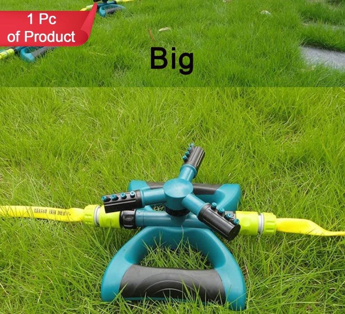 3 Arm Sprinkler for Watering Garden Lawn Yard Irrigation System 360 Degree Sprayer Head Water Saving Device…