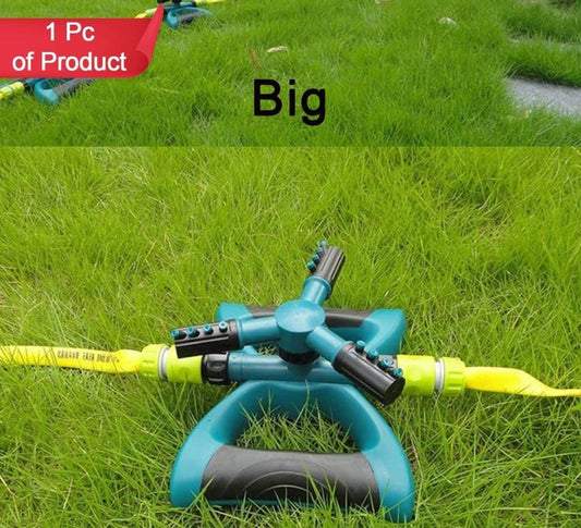 3 Arm Sprinkler for Watering Garden Lawn Yard Irrigation System 360 Degree Sprayer Head Water Saving Device…